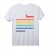 Lustiges LGBT Gay Pride Dackel Regenbogen Flagge Hund Geschenk T-Shirt – Unterstütze Gleichheit & Bürgerrechte mit Humor