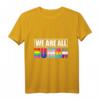 Wir sind alle Menschen LGBT T-Shirt - Regenbogen Symbol für Gleichheit & Unterstützung für LGBTQ Community, Pride & CSD Geschenk