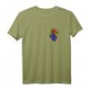 LGBTQ Pride Herz T-Shirt für CSD Paraden - Regenbogen Design, Gleichberechtigung & Unterstützung für LGBTQ+ Community