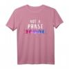 Not a phase Mondphasen LGBT CSD Bisexuell T-Shirt – Supporte Queer Pride & Pride Parade mit stilvollem Design