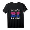 „Don´t BI Panic“ Bisexuelle Stolz Flagge LGBTQ Meme T-Shirt – Buntes Support-Statement für Pride & Trendmode