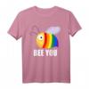 Be You Bee Gay Lesbian Pride LGBT Awareness Rainbow Flag T-Shirt – Unterstützung und Stolz für LGBTQ Community zum Pride & Coming Out Day