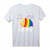 Be You Bee Gay Lesbian Pride LGBT Awareness Rainbow Flag T-Shirt – Unterstützung und Stolz für LGBTQ Community zum Pride & Coming Out Day