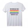 Schwul Lesbisch Bisexuell Trans CSD Pride Regenbogen Fahne T-Shirt - Unterstützung für LGBTQ+ Community & Pride Events