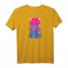 Bisexueller Stolz Kawaii Kitty Katze Stapel Anime Raglan – Unterstützung für LGBTQ+ und Katzenliebhaber im Stolz Monat