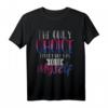 Bisexuell T-Shirt mit Zitat 'Die einzige Entscheidung war ich selbst zu sein' – Unterstützung für LGBTQ, CSD & Pride Events