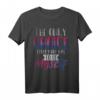 Bisexuell T-Shirt mit Zitat 'Die einzige Entscheidung war ich selbst zu sein' – Unterstützung für LGBTQ, CSD & Pride Events