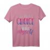 Bisexuell T-Shirt mit Zitat 'Die einzige Entscheidung war ich selbst zu sein' – Unterstützung für LGBTQ, CSD & Pride Events