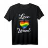 LGBT Pride Schwule Lesben Bisexuelle Transgender T-Shirt für Gleichheit & Liebe - Unterstütze die Rechte und Vielfalt