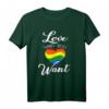 LGBT Pride Schwule Lesben Bisexuelle Transgender T-Shirt für Gleichheit & Liebe - Unterstütze die Rechte und Vielfalt