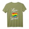LGBT Pride Schwule Lesben Bisexuelle Transgender T-Shirt für Gleichheit & Liebe - Unterstütze die Rechte und Vielfalt