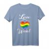 LGBT Pride Schwule Lesben Bisexuelle Transgender T-Shirt für Gleichheit & Liebe - Unterstütze die Rechte und Vielfalt