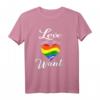 LGBT Pride Schwule Lesben Bisexuelle Transgender T-Shirt für Gleichheit & Liebe - Unterstütze die Rechte und Vielfalt