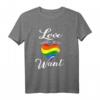 LGBT Pride Schwule Lesben Bisexuelle Transgender T-Shirt für Gleichheit & Liebe - Unterstütze die Rechte und Vielfalt