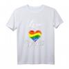 LGBT Pride Schwule Lesben Bisexuelle Transgender T-Shirt für Gleichheit & Liebe - Unterstütze die Rechte und Vielfalt