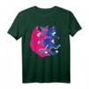 LGBTQ Bisexuelle Pride-Flagge T-Shirt mit Katzenflor – Lustiges Stolz-Design für Männer, Frauen & Freunde zum Geburtstag, Weihnachten & Pride