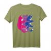 LGBTQ Bisexuelle Pride-Flagge T-Shirt mit Katzenflor – Lustiges Stolz-Design für Männer, Frauen & Freunde zum Geburtstag, Weihnachten & Pride