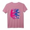 LGBTQ Bisexuelle Pride-Flagge T-Shirt mit Katzenflor – Lustiges Stolz-Design für Männer, Frauen & Freunde zum Geburtstag, Weihnachten & Pride