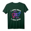 I love girls I love boys LGBT CSD Bisexuell T-Shirt – Buntes Queer Pride Design für CSD, Pride & Coming-Out