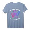 I love girls I love boys LGBT CSD Bisexuell T-Shirt – Buntes Queer Pride Design für CSD, Pride & Coming-Out