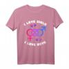 I love girls I love boys LGBT CSD Bisexuell T-Shirt – Buntes Queer Pride Design für CSD, Pride & Coming-Out