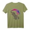Gleichberechtigung Tier Bi Flagge Elefant T-Shirt - Stolzes LGBTQ Pride & CSD Shirt für Bisexuelle und Unterstützer