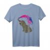 Gleichberechtigung Tier Bi Flagge Elefant T-Shirt - Stolzes LGBTQ Pride & CSD Shirt für Bisexuelle und Unterstützer