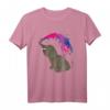 Gleichberechtigung Tier Bi Flagge Elefant T-Shirt - Stolzes LGBTQ Pride & CSD Shirt für Bisexuelle und Unterstützer