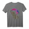 Gleichberechtigung Tier Bi Flagge Elefant T-Shirt - Stolzes LGBTQ Pride & CSD Shirt für Bisexuelle und Unterstützer