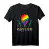 Gay Alien Regenbogen LGBTQ Queer CSD Geschenk T-Shirt – Unterstütze die Community bei Paraden, Demonstrationen & im Alltag