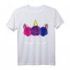 Bisexuelles Einhorn LGBT-Q Pride T-Shirt - Magisches, dezentes Bi Pride Flagge Design für Stolz und Unterstützung