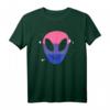 Bisexueller Alien LGBTQ Bi Pride Flagge Space T-Shirt – Lustiges und ermächtigendes Design für sexuelle Vielfalt, Selbstliebe und Pride