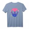 Bisexueller Alien LGBTQ Bi Pride Flagge Space T-Shirt – Lustiges und ermächtigendes Design für sexuelle Vielfalt, Selbstliebe und Pride