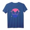 Bisexueller Alien LGBTQ Bi Pride Flagge Space T-Shirt – Lustiges und ermächtigendes Design für sexuelle Vielfalt, Selbstliebe und Pride