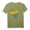 LGBT Gay Pride Herzflaggen Monatsgeschenk T-Shirt – Unterstützung der LGBT-Gemeinschaft & Bewusstseinsförderung zum Pride Monat
