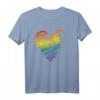 LGBT Gay Pride Herzflaggen Monatsgeschenk T-Shirt – Unterstützung der LGBT-Gemeinschaft & Bewusstseinsförderung zum Pride Monat
