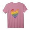 LGBT Gay Pride Herzflaggen Monatsgeschenk T-Shirt – Unterstützung der LGBT-Gemeinschaft & Bewusstseinsförderung zum Pride Monat