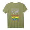 Wie Die Welt Sein Sollte Regenbogen LGBTQ T-Shirt für Herren und Damen – Unterstützung für Gays, Lesben, Bisexuelle & Transgender