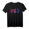 Bi Pride LGBTQ Katze Gay Pride Haustier Geschenk - Bisexuell Motiv T-Shirt für CSD, Geburtstag & Weihnachten