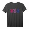 Bi Pride LGBTQ Katze Gay Pride Haustier Geschenk - Bisexuell Motiv T-Shirt für CSD, Geburtstag & Weihnachten
