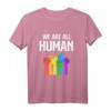 Wir sind alle Menschen Menschenrecht LGBT T-Shirt – Support für Gleichheit, Regenbogen & Pride