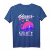 Lustiges Bisexueller Stolz 'BisexuWHALE' Regenbogen LGBTQ Pun T-Shirt – Unterstütze Vielfalt und Gleichberechtigung