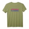 Bi Pride Strong Workout T-Shirt – Stolzes Design für Bi-Frauen und Bi-Männer, ideal für Fitness, Festivals & Paraden