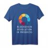 Blockchain Revolution in Progress - Kryptowährung T-Shirt für Crypto-Fans, Trendiges Geschenk für Geburtstage & Feiertage