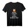 Behalten Sie Ruhe und HODL Shiba Inu Crypto Blockchain Humor T-Shirt – Für Krypto-Investoren, Shiba Inu Fans & Blockchain Enthusiasten