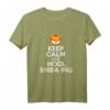 Behalten Sie Ruhe und HODL Shiba Inu Crypto Blockchain Humor T-Shirt – Für Krypto-Investoren, Shiba Inu Fans & Blockchain Enthusiasten