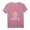 Behalten Sie Ruhe und HODL Shiba Inu Crypto Blockchain Humor T-Shirt – Für Krypto-Investoren, Shiba Inu Fans & Blockchain Enthusiasten