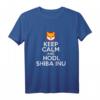 Behalten Sie Ruhe und HODL Shiba Inu Crypto Blockchain Humor T-Shirt – Für Krypto-Investoren, Shiba Inu Fans & Blockchain Enthusiasten