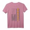 Bitcoin Dogecoin American Flag Cryptocurrency Coin T-Shirt für Männer & Frauen - Support für Blockchain & Krypto-Enthusiasten