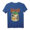 Dogecoin Rock To The Moon Cryptocurrency T-Shirt | Crypto Doge T-Shirt für Krypto-Fans